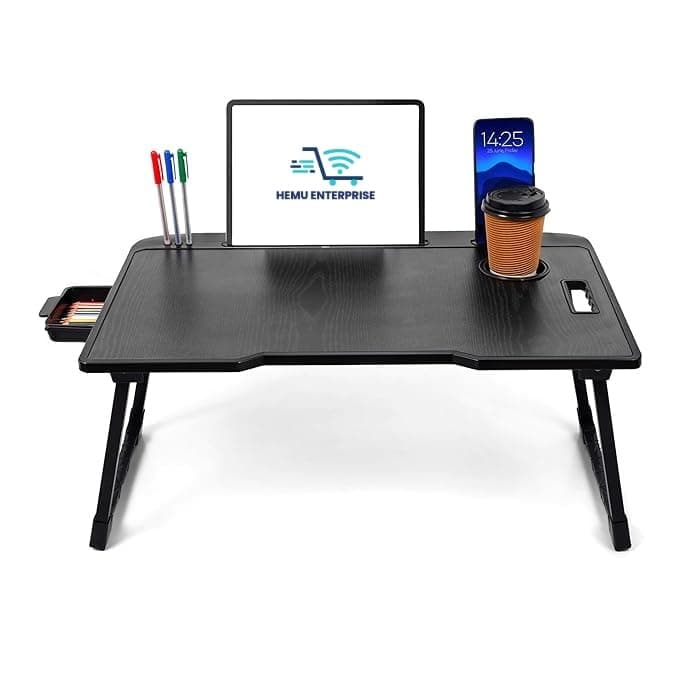 Generic Ergonomic Multipurpose Foldable Wooden Laptop Bed Table