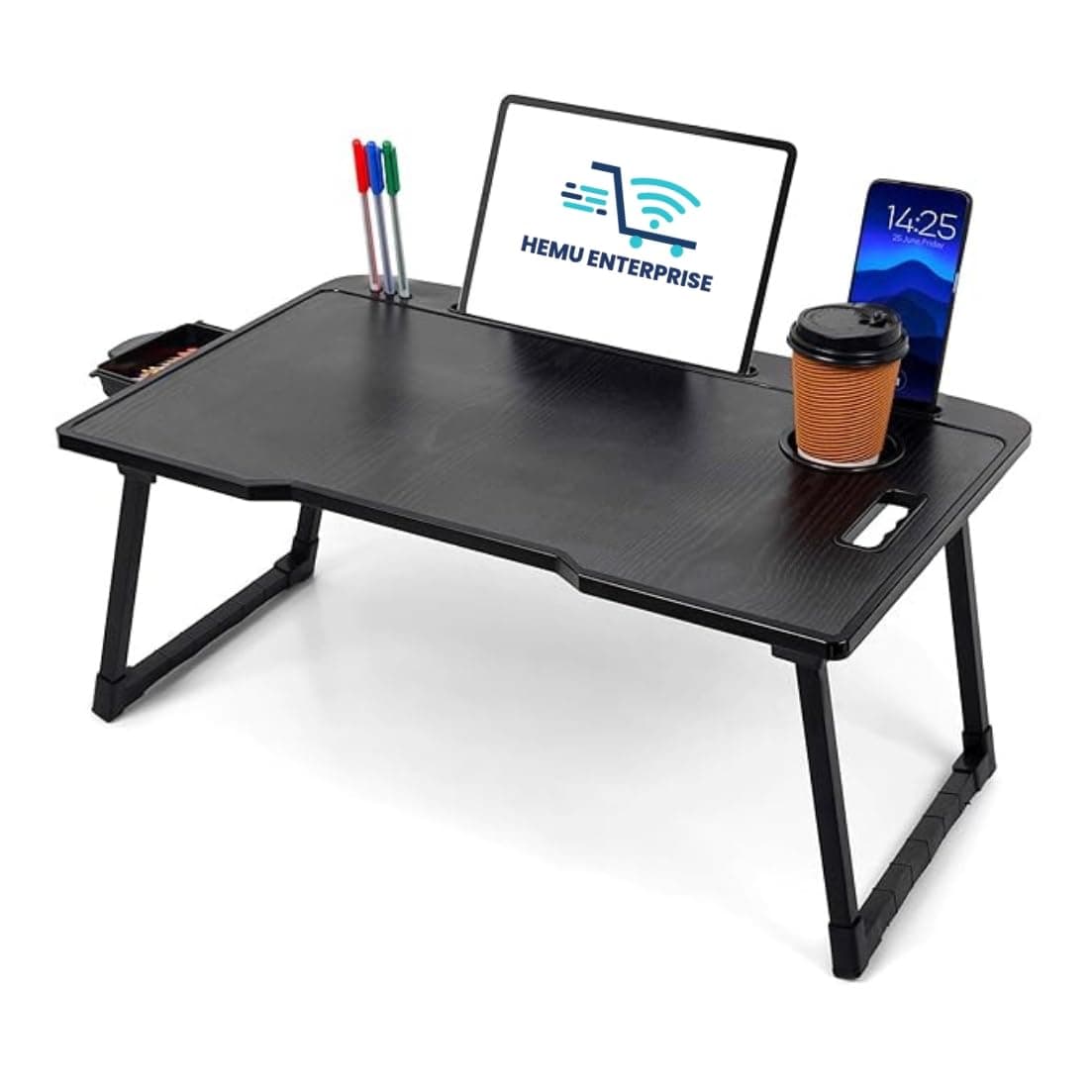 Generic Ergonomic Multipurpose Foldable Wooden Laptop Bed Table