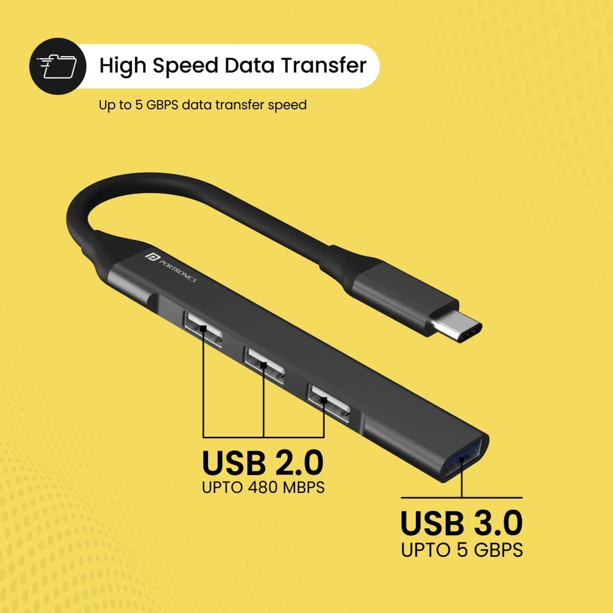 Portronics Mport 31 4-in-1 USB Hub