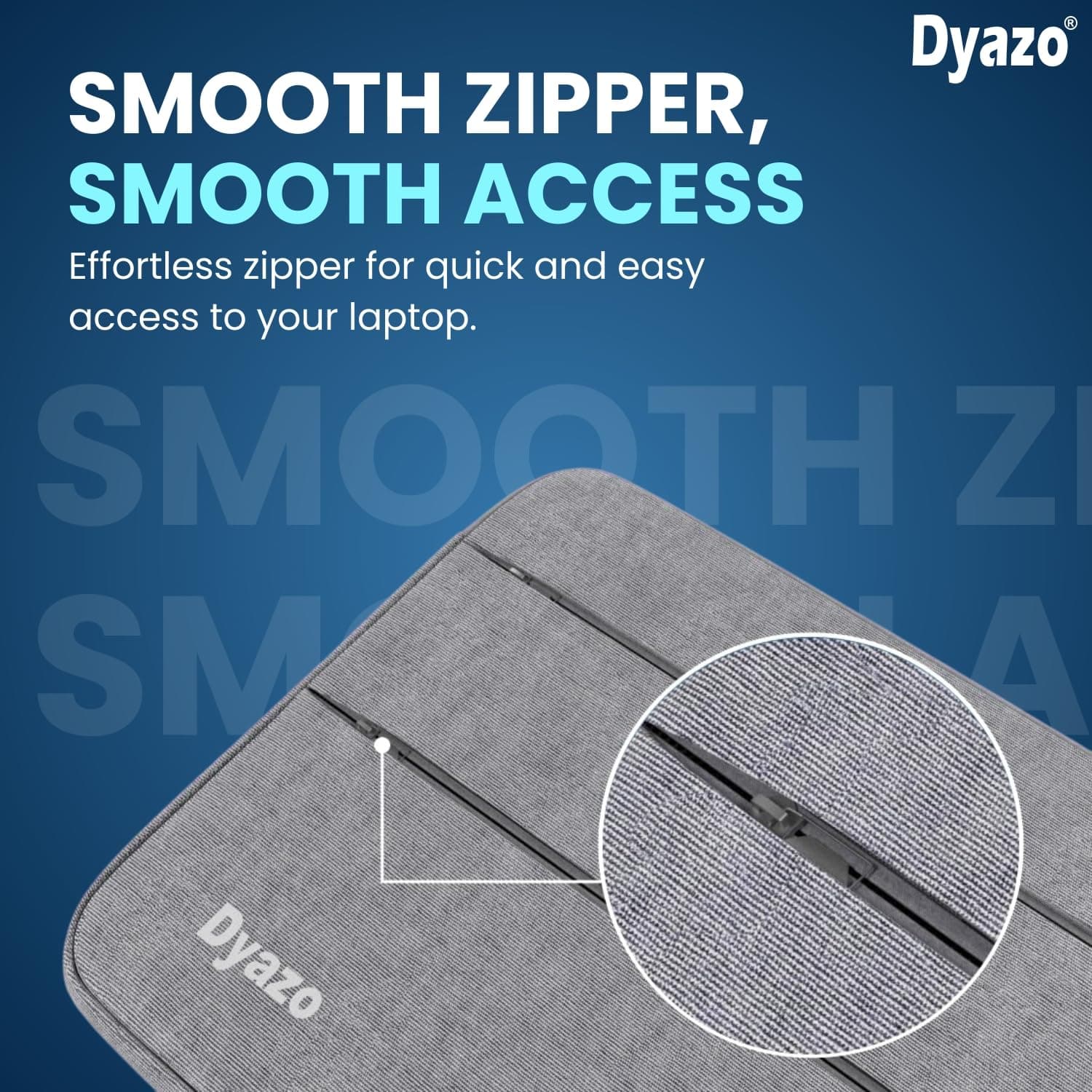 Dyazo Water Resistant Laptop Sleeve Case with Handle 15–15.6 Inch